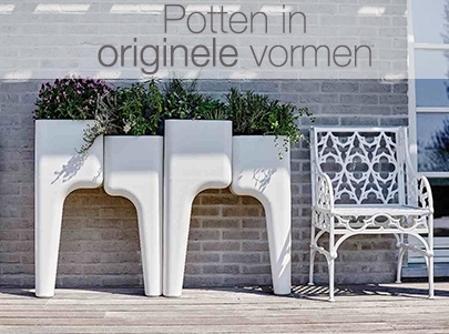Design plantenbakken en originele Designpotten.nl
